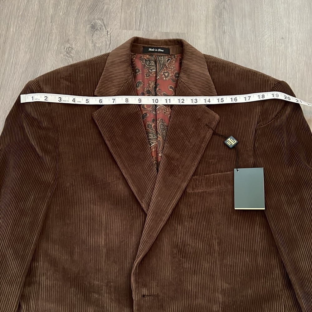 Ralph Lauren velvet jacket. Size L - Picture 7 of 14